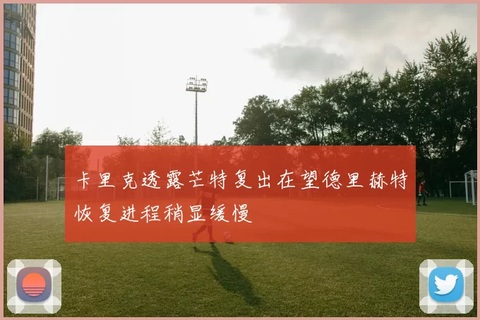 卡里克透露芒特复出在望德里赫特恢复进程稍显缓慢